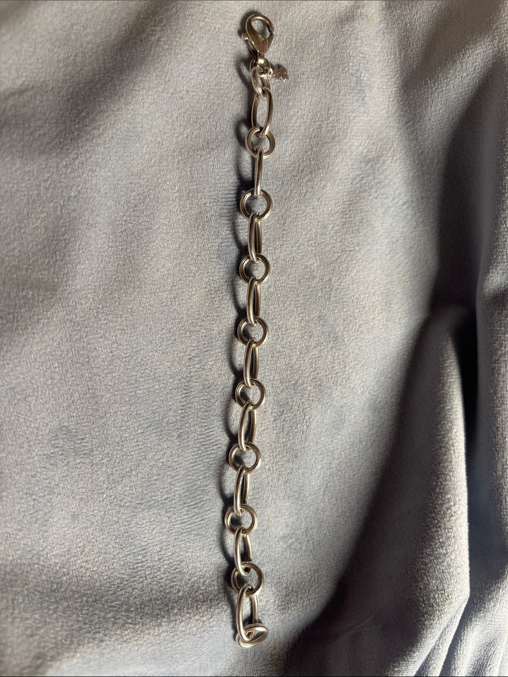 TOUS original sterling silver link chain bracelet